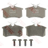 Conjunto de 4 pastilhas de freio COTEC TRW GDB823