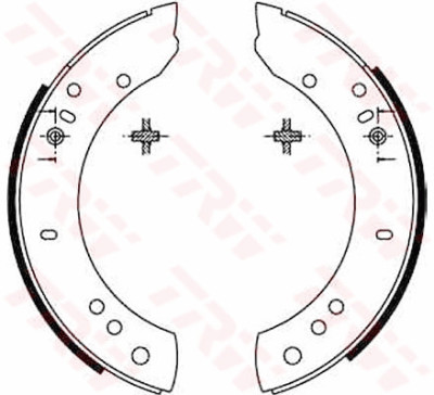 Conjunto de sapatas de freio TRW GS6082