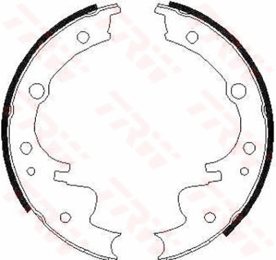 Conjunto de sapatas de freio TRW GS6220
