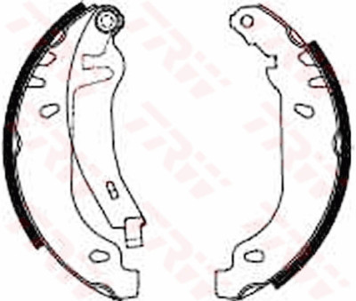 Conjunto de sapatas de freio TRW GS8211
