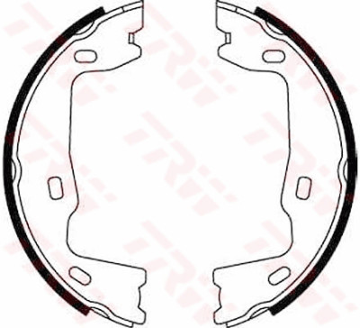 Conjunto de sapatas de freio, freio de estacionamento TRW GS8223