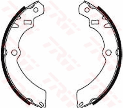 Conjunto de sapatas de freio TRW GS8301