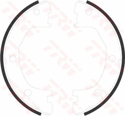 Conjunto de sapatas de freio, freio de estacionamento TRW GS8440
