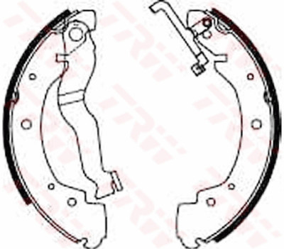 Conjunto de sapatas de freio TRW GS8530