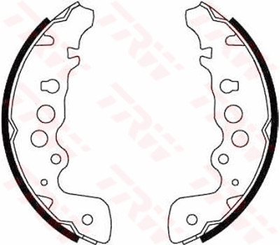 Conjunto de sapatas de freio TRW GS8670