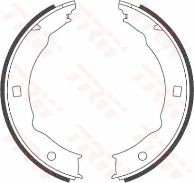 Conjunto de sapatas de freio, freio de estacionamento TRW GS8683