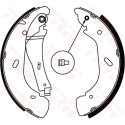 Conjunto de sapatas de freio TRW GS8690
