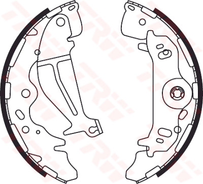 Conjunto de sapatas de freio TRW GS8774