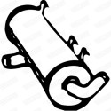 Panela de escape central