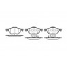 Conjunto de 4 pastilhas de freio ROADHOUSE 21068.02