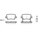 Conjunto de 4 pastilhas de freio ROADHOUSE 21206.02