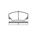 Conjunto de 4 pastilhas de freio ROADHOUSE 2206.00