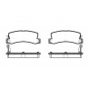 Conjunto de 4 pastilhas de freio ROADHOUSE 2214.04