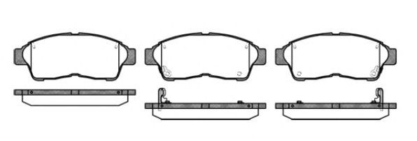 Conjunto de 4 pastilhas de freio ROADHOUSE 2402.02
