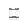 Jogo de 4 pastilhas de freio ROADHOUSE 2420,00