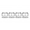 Conjunto de 4 pastilhas de freio ROADHOUSE 2441.32