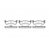 Conjunto de 4 pastilhas de freio ROADHOUSE 2470.02