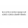 Conjunto de 4 pastilhas de freio ROADHOUSE 2629.02