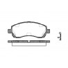 Conjunto de 4 pastilhas de freio ROADHOUSE 2647.02