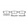 Conjunto de 4 pastilhas de freio ROADHOUSE 2746.02