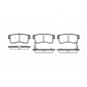 Conjunto de 4 pastilhas de freio ROADHOUSE 2746.22