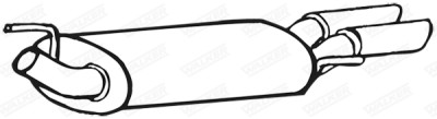 Silenciador traseiro Walker 70612