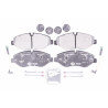 Jogo de pastilhas de freio HELLA 8DB 355 005-521
