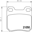 Jogo de pastilhas de freio HELLA 8DB 355 007-381