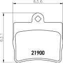 Jogo de pastilhas de freio HELLA 8DB 355 008-311