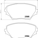 Jogo de pastilhas de freio HELLA 8DB 355 009-741