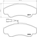 Jogo de pastilhas de freio HELLA 8DB 355 010-401