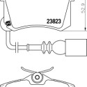 Jogo de pastilhas de freio HELLA 8DB 355 010-781