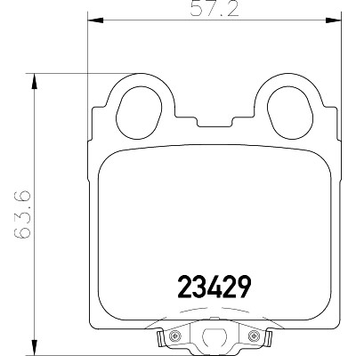 Jogo de pastilhas de freio HELLA 8DB 355 011-591