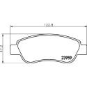 Jogo de pastilhas de freio HELLA 8DB 355 012-141