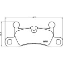 Jogo de pastilhas de freio HELLA 8DB 355 015-101