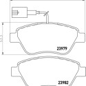 Jogo de pastilhas de freio HELLA 8DB 355 015-491
