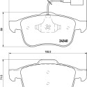 Jogo de pastilhas de freio HELLA 8DB 355 015-531