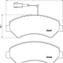 Jogo de pastilhas de freio HELLA 8DB 355 019-901