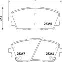 Jogo de pastilhas de freio HELLA 8DB 355 020-611