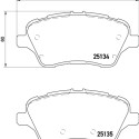 Jogo de pastilhas de freio HELLA 8DB 355 020-621