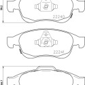 Jogo de pastilhas de freio HELLA 8DB 355 023-251