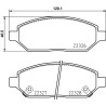 Jogo de pastilhas de freio HELLA 8DB 355 025-451