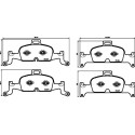 Jogo de pastilhas de freio HELLA 8DB 355 025-811
