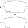 Jogo de pastilhas de freio HELLA 8DB 355 039-001
