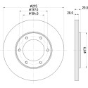 Disco de freio HELLA 8DD 355 101-191