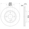 Disco de freio HELLA 8DD 355 115-371