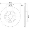 Disco de freio HELLA 8DD 355 116-221
