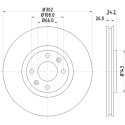 Disco de freio HELLA 8DD 355 119-161