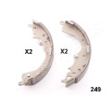 Conjunto de sapatas de freio JAPANPARTS JAPGF-249AF