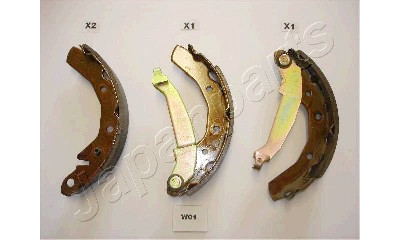 Conjunto de sapatas de freio JAPANPARTS JAPGF-W01AF